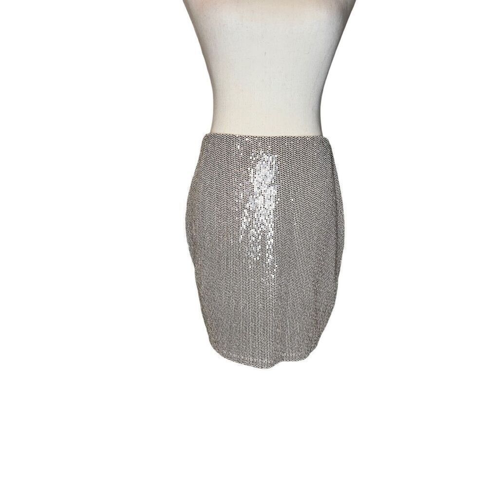 Peach Love California skirt women’s medium gold shimmer/glitter pencil mini